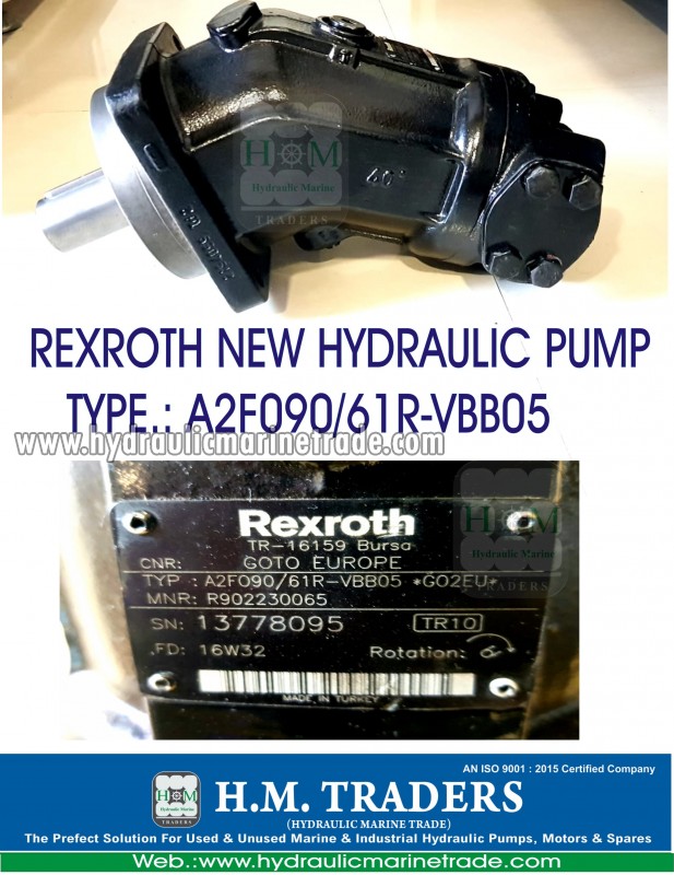 Used NEW HYDRAULIC PUMP TYPE.: A2F090/61R Hydraulic